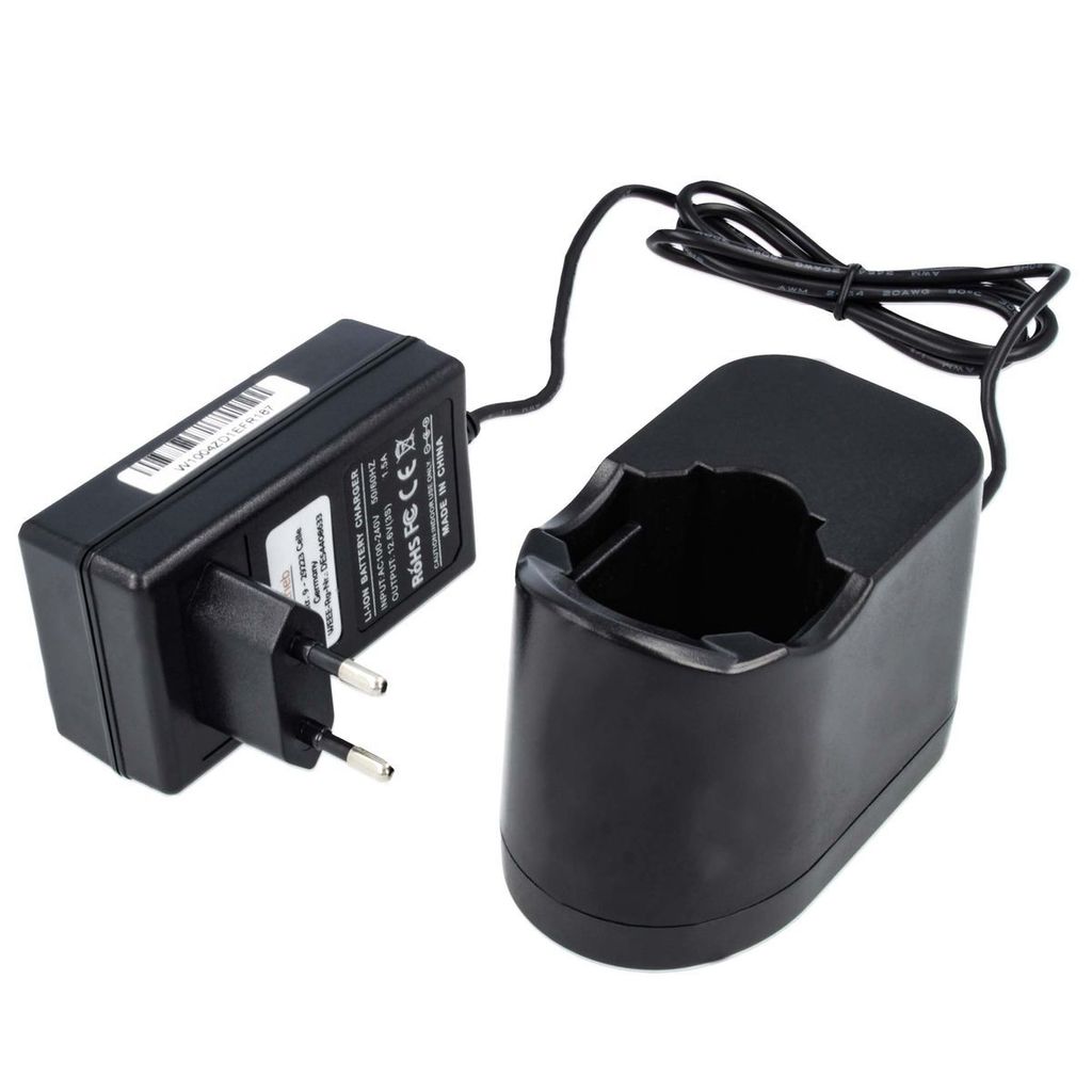 Ladegerät kompatibel mit Dremel Li-Ion Werkzeug-Akkus 8000-01, 8001-02, 855-02 - 12.6V 1.5A
