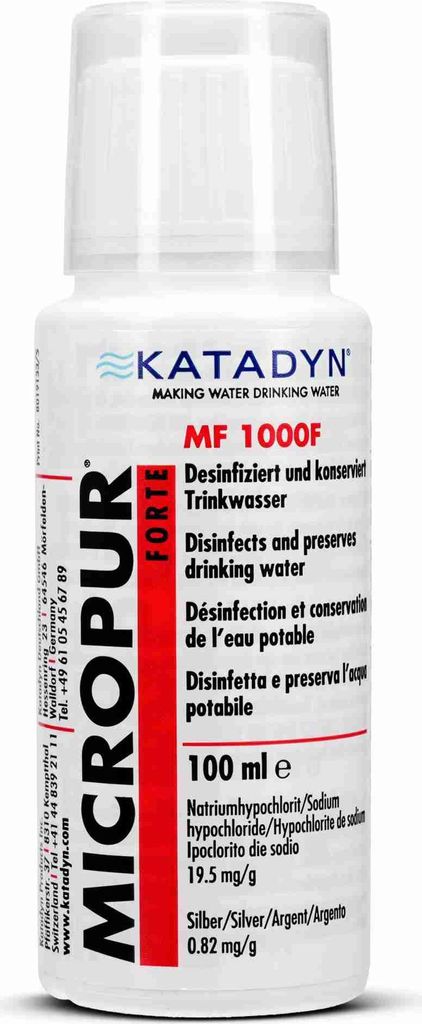 MICROPUR Forte MF 1000F desinfecteert en conserveert Productafbeelding 