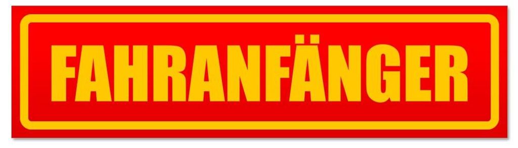 Kiwistar - Autoaufkleber - Rot - 45 x 12 cm - Fahranfänger - Hinweis Aufkleber Sticker für Auto, Kfz, Fahrrad, PKW, LKW