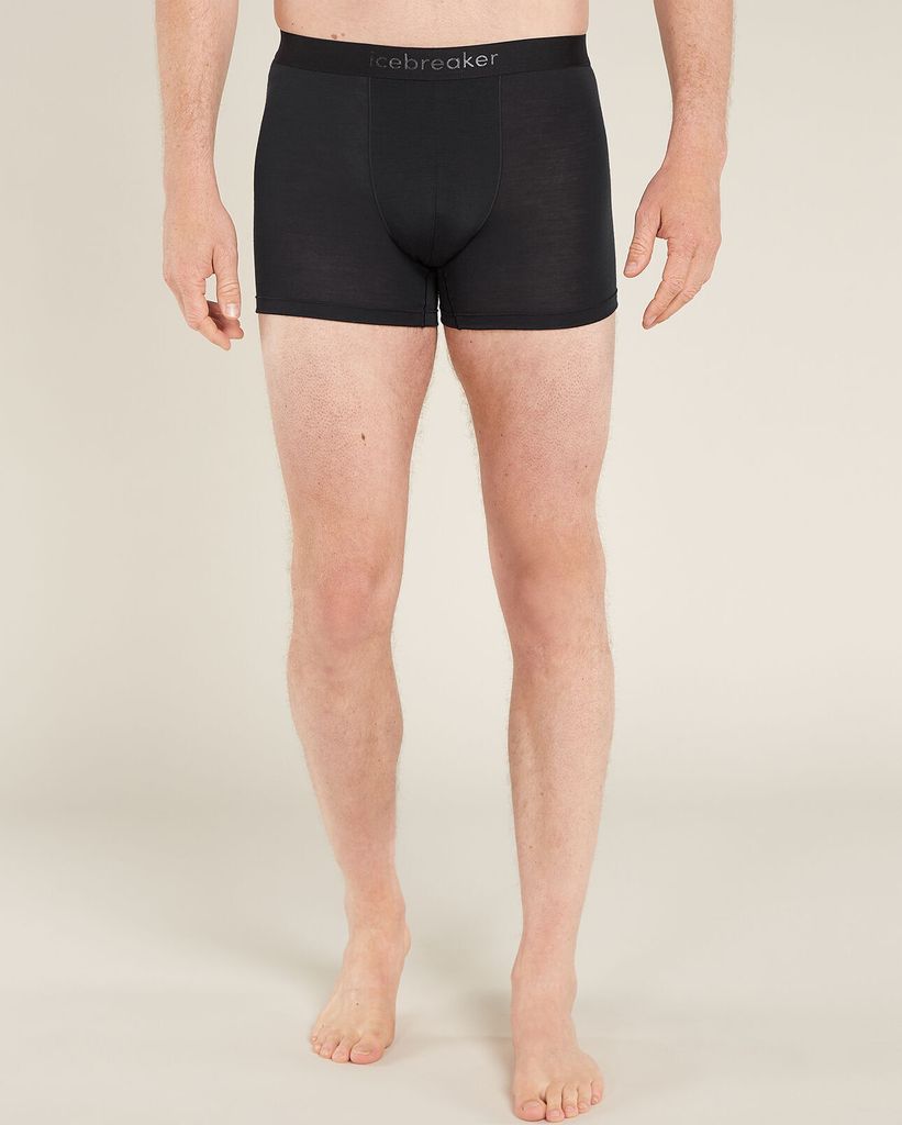 ICEBREAKER M Mer 125 Cool-Lite Anatomica Boxers BLACK XL