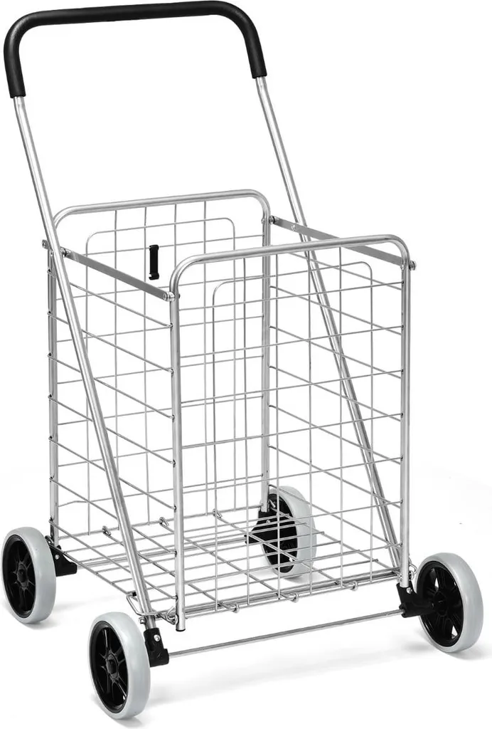 Chariot de courses pliable 45 kg : fini le mal de dos en portant vos sacs