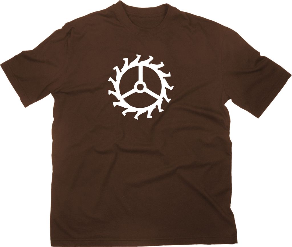 Styletex23 T-Shirt Uhrmacher Zunftwappen Zunft Logo, braun, M