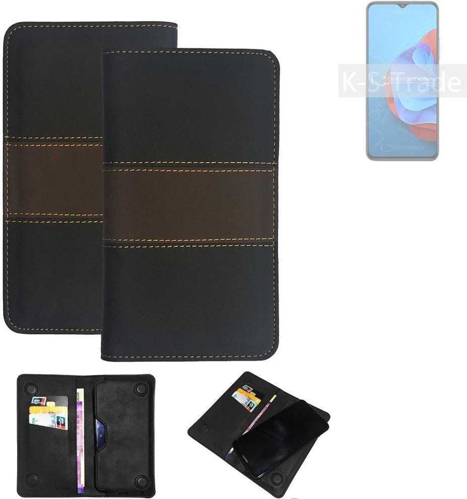K-S-Trade Hülle Handyhülle kompatibel mit Coolpad Cool 20s Schutzhülle Walletcase Bookstyle Tasche Schutz Case Handytasche Wallet Cover Kunstleder