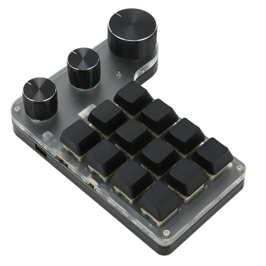 Clavier mécanique programmable à une main avec boutons macros de précision - 4