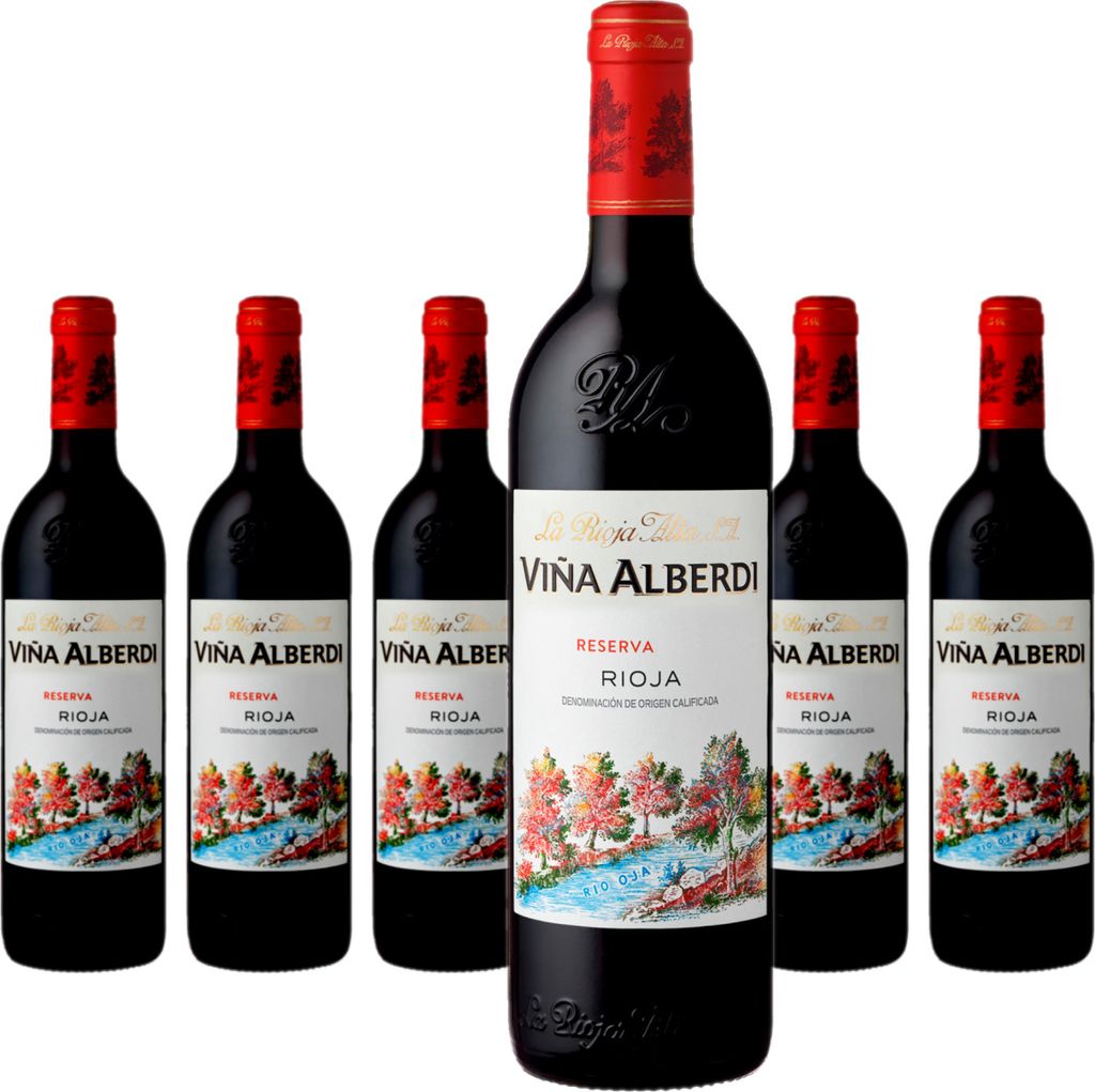 6 x La Rioja Alta Viña Alberdi Reserva Produktbild 