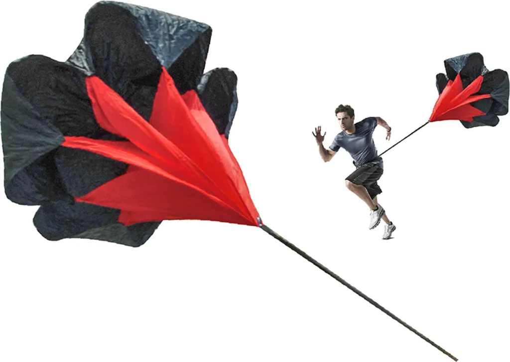 Parachute de vitesse Tunturi en nylon robuste avec ceinture pivotante 360
