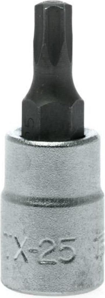 TENG TOOLS Steckschlüssel-Einsatz M141225T-C TX25 x 32 mm mit 1/4 CRV-Schaft 112060405