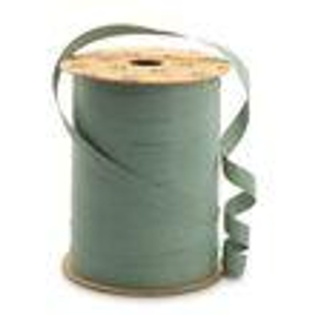 Geschenkband Ringelband 10mm x 250m mit Struktur Eukalyptus matt