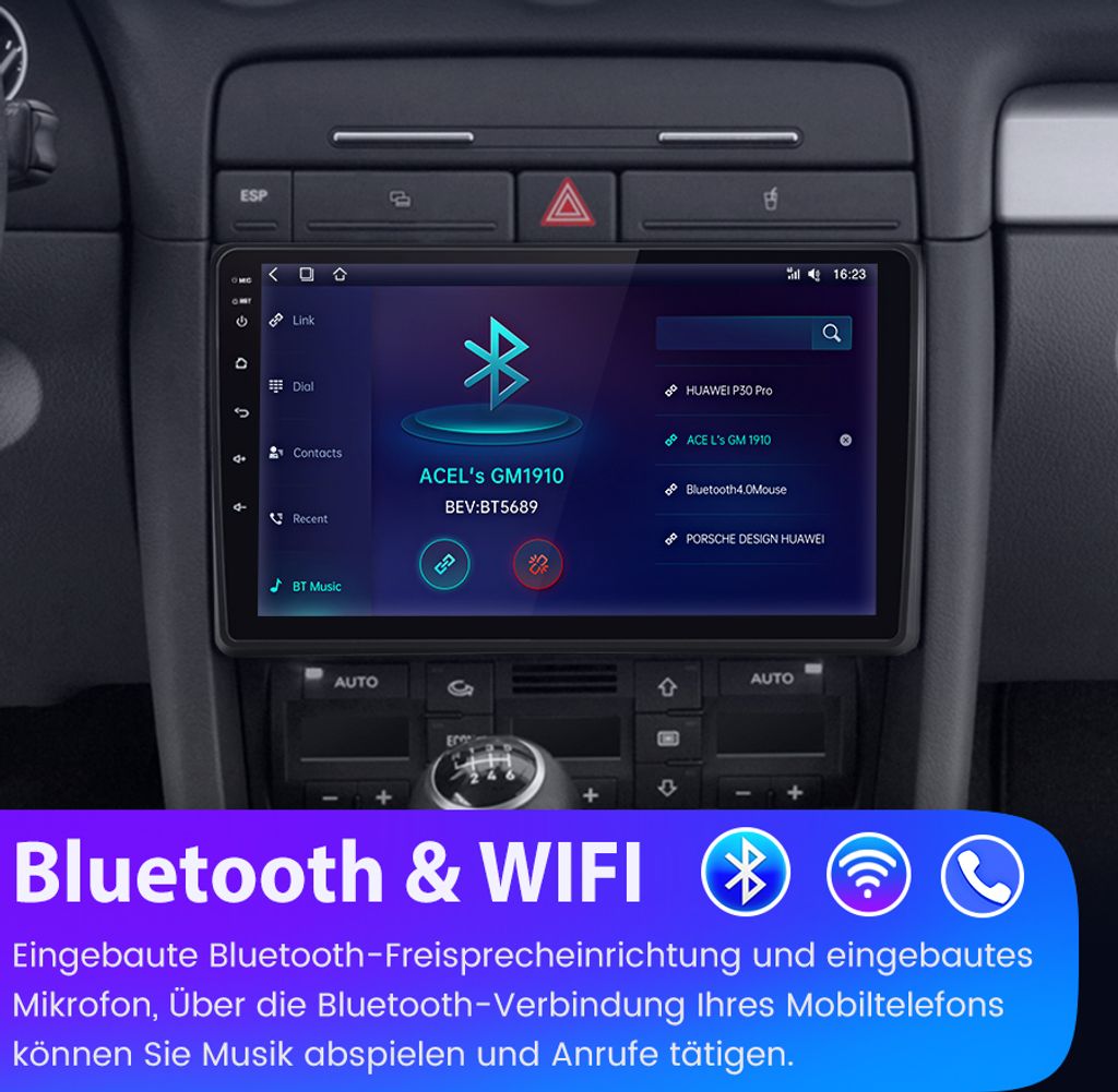 Android Autoradio Für Ford Fiesta MK7 2009-2016 - 9.7 Zoll Mit CarPlay & Android Auto