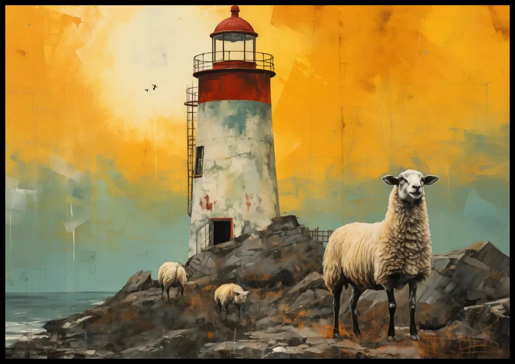 Affiche 100 x 70 cm Lumière dans l'or de l'éternité - Poster XXL Premium