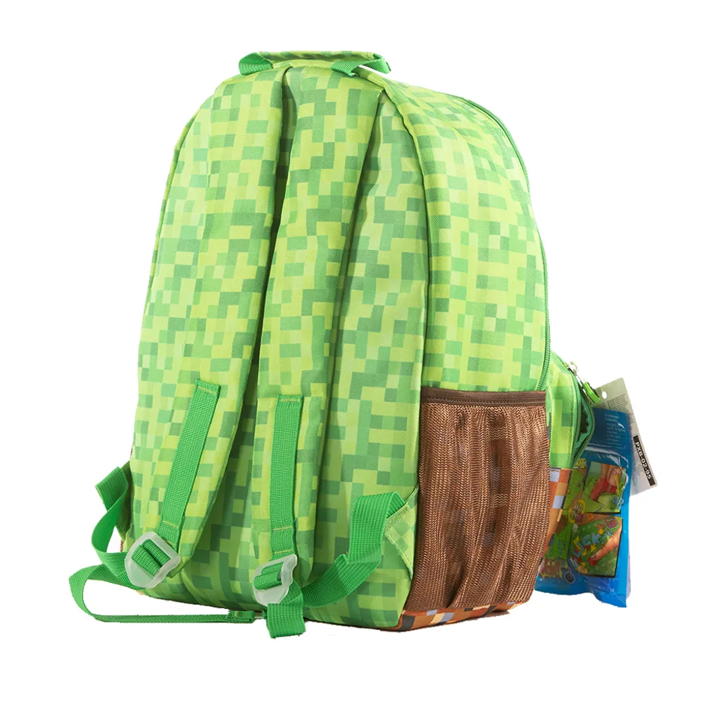 Sac à dos loisirs PIXIE CREW vert cube modulable et ultra résistant 20L - 4