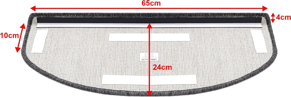 Protège-marches d'escalier Zico 65x24cm - Solution confort autoadhésive - 6