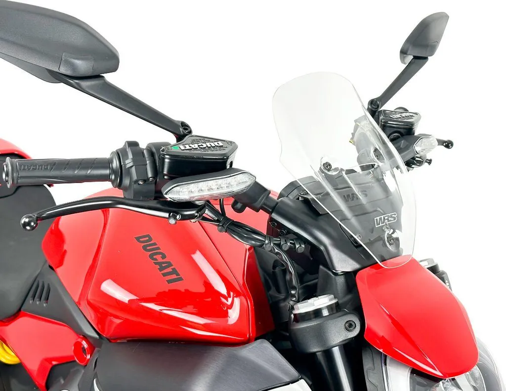Saute-vent Sport pour Ducati Diavel V4 - Bulle Transparente Wscrn