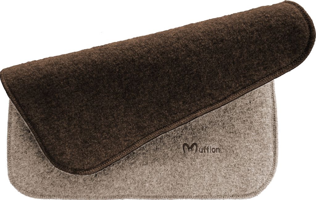 Mufflon W500 Mu-Okke, Stuhlkissen stone/brown 40 x 40 cm