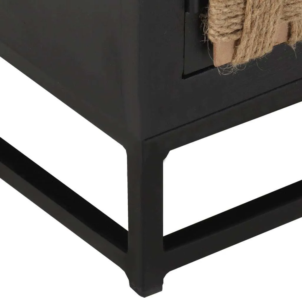 Mobile Porta TV SYFAX™ 120x30x40 cm - Vero Legno Massello di Mango - 4