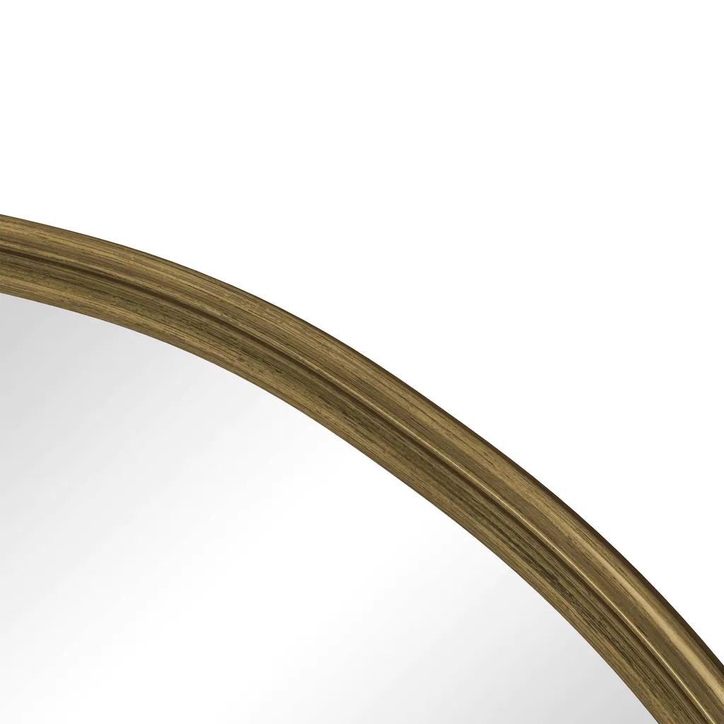 Specchio Rotondo AIORBER 80cm Bronzo: Robusto e Facile da Appendere - 6
