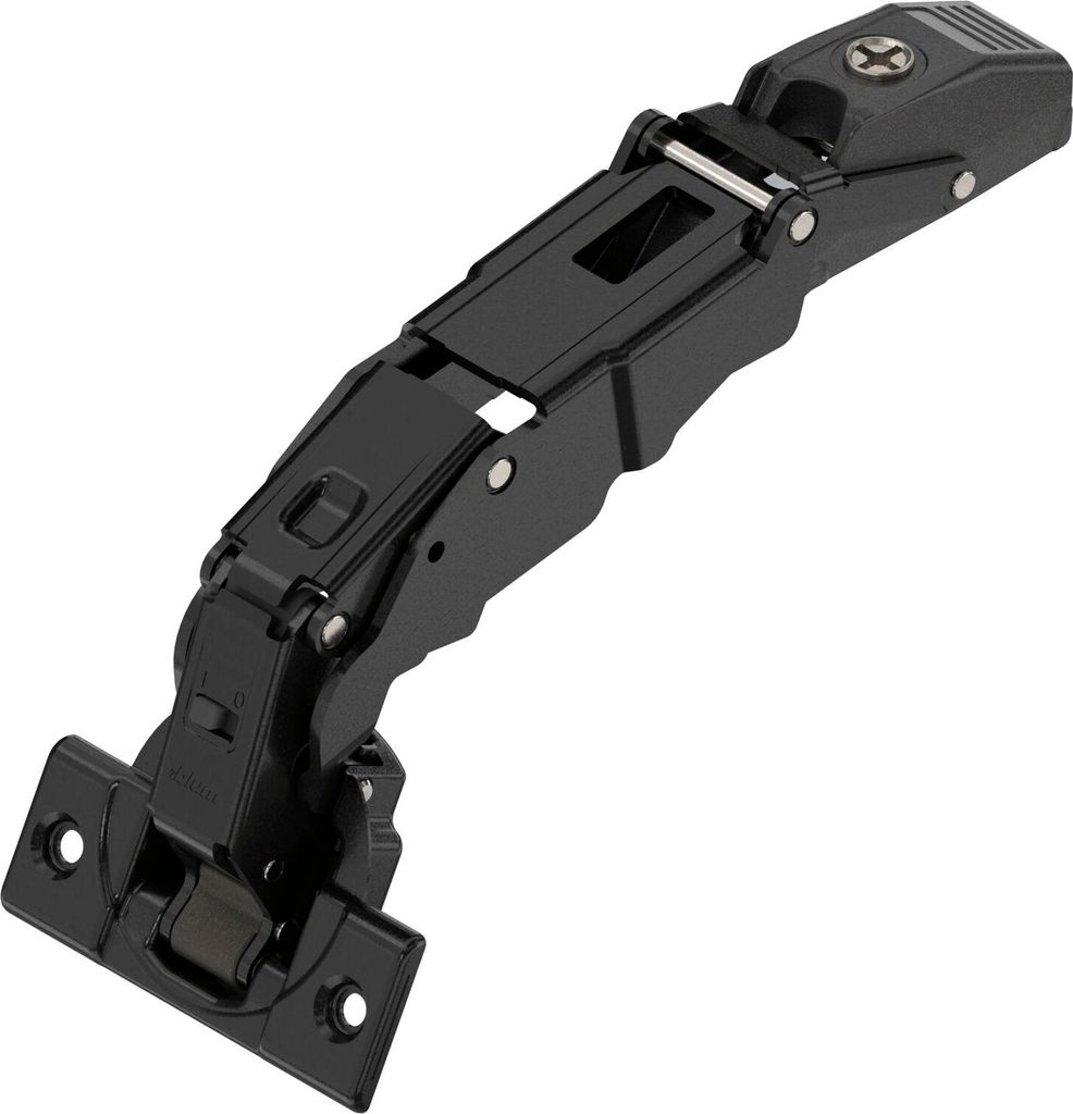 BLUM CLIP top BLUMOTION ONYX 0-Einsprung Scharnier 155°, mit Feder, Schrauben