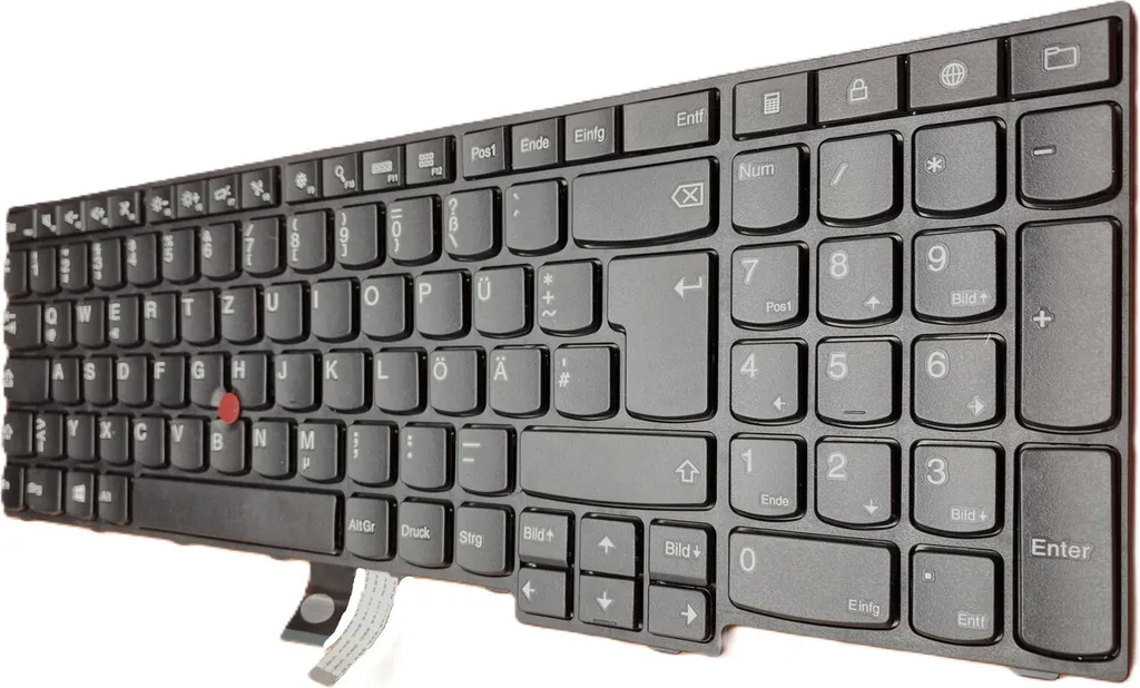 Clavier de Remplacement AZERTY pour PC Portable SN20K95330 Noir Mat