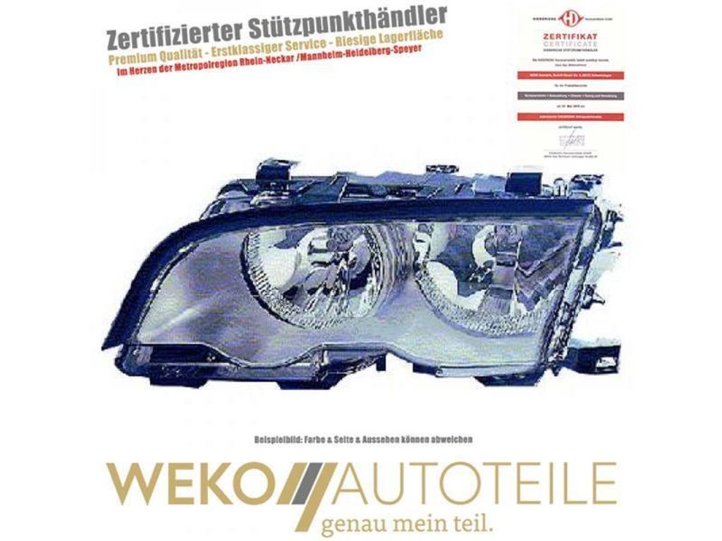 Diederichs Scheinwerfer li. E46, 98-01 Lim./Tour: