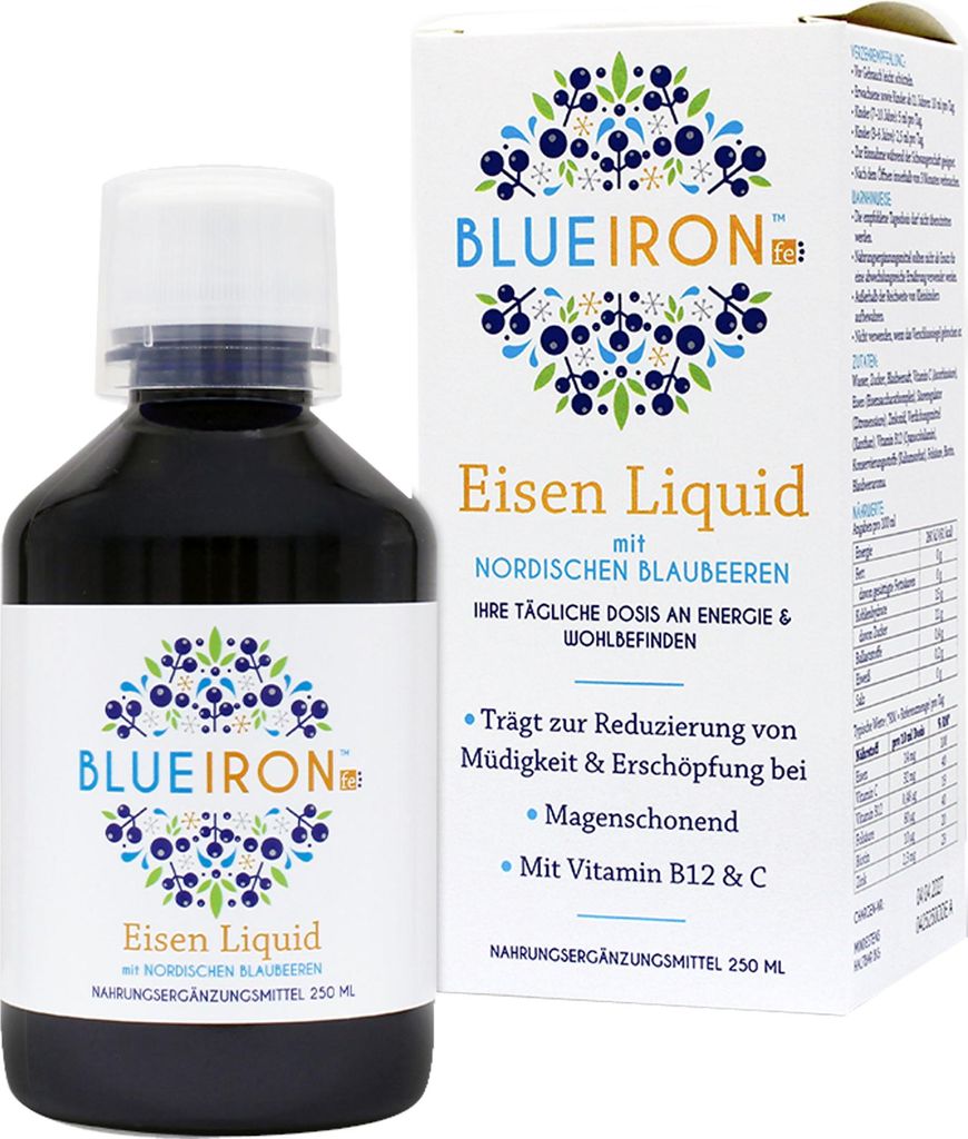 BlueIron Fer liquide pour votre bien-être, solution de 250 Image du produit 