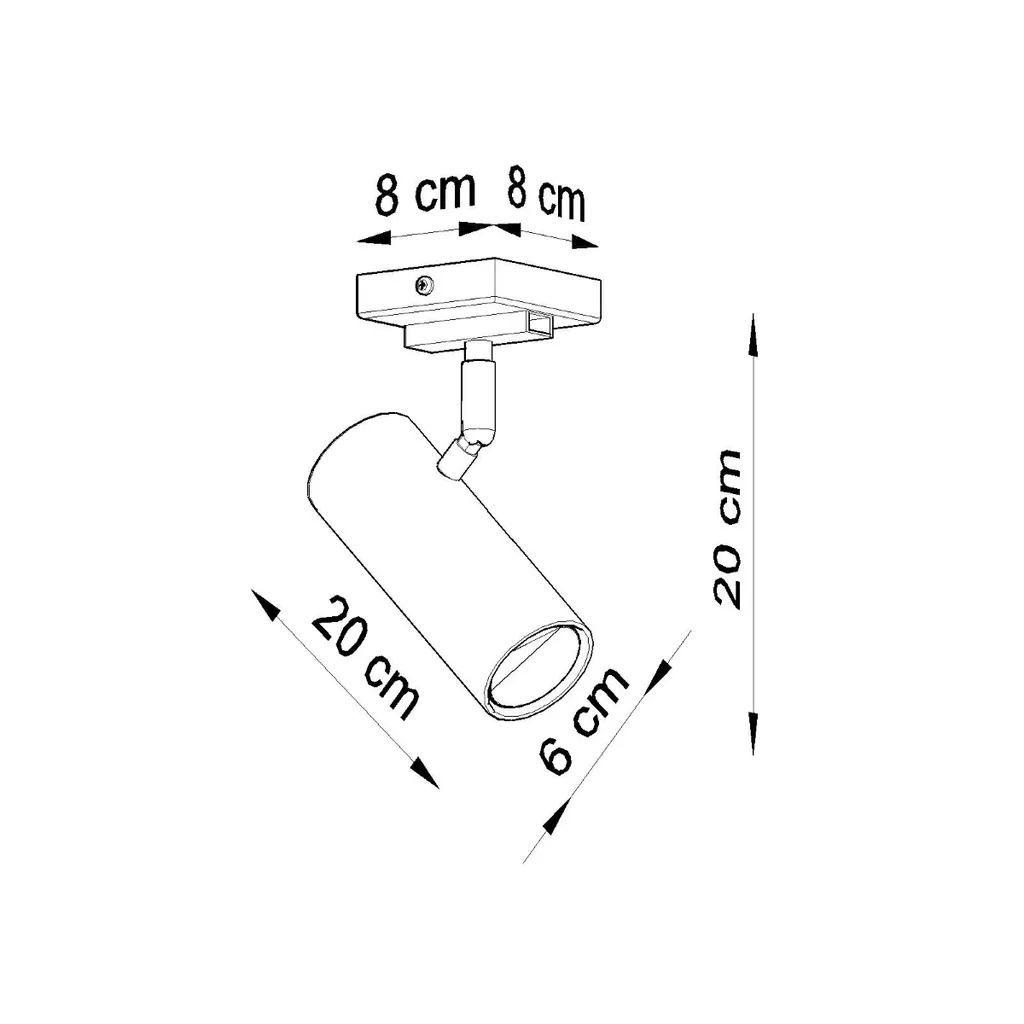 Spot Orientable KURSO Noir Chromé - Solution Éclairage Précis Pure Lume - 4