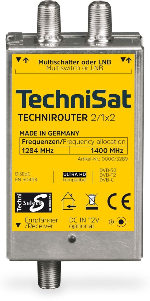 TechniSat TECHNIROUTER MINI 2/1x2 | Einkabellösung / Produktbild 