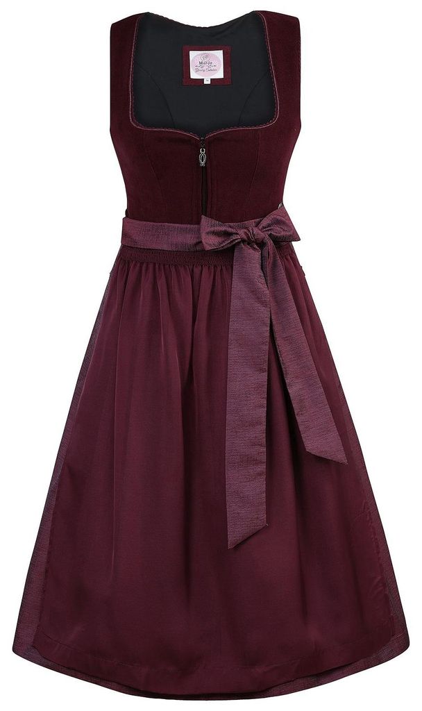 Dirndl Lichtenfels 65cm Länge granatapfel 44 Produktbild 