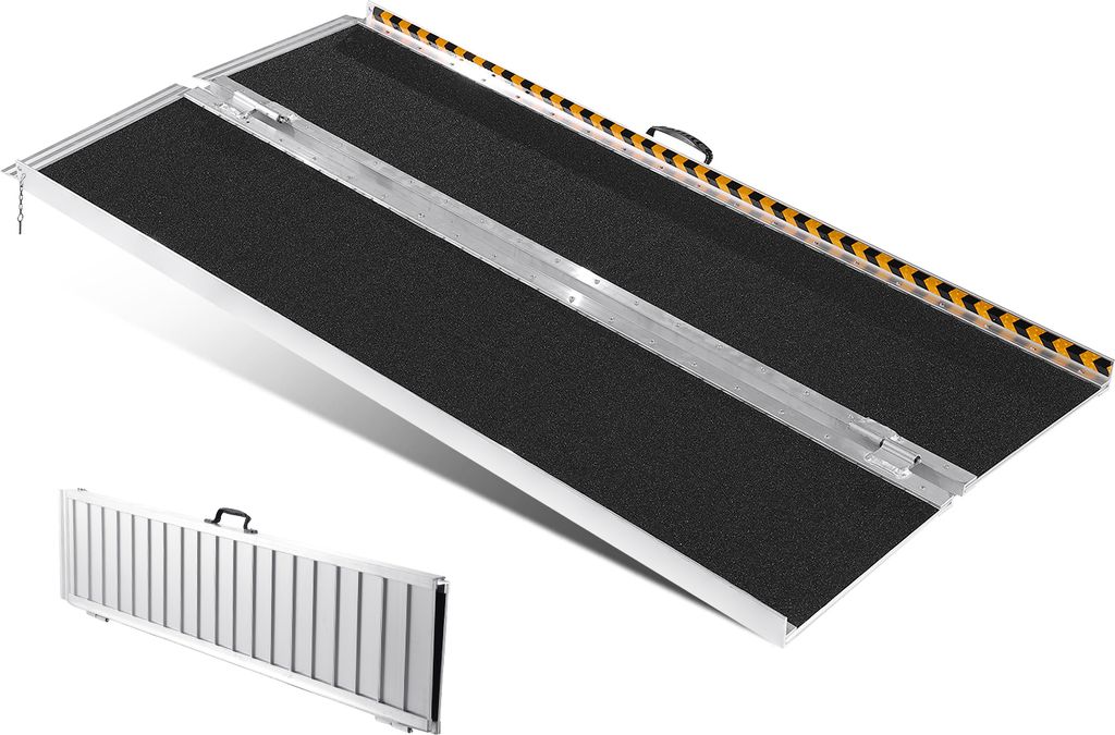 VEVOR Tragbare Rollstuhl-Rampe, 182,88 cm 363 kg Kapazität, Produktbild 