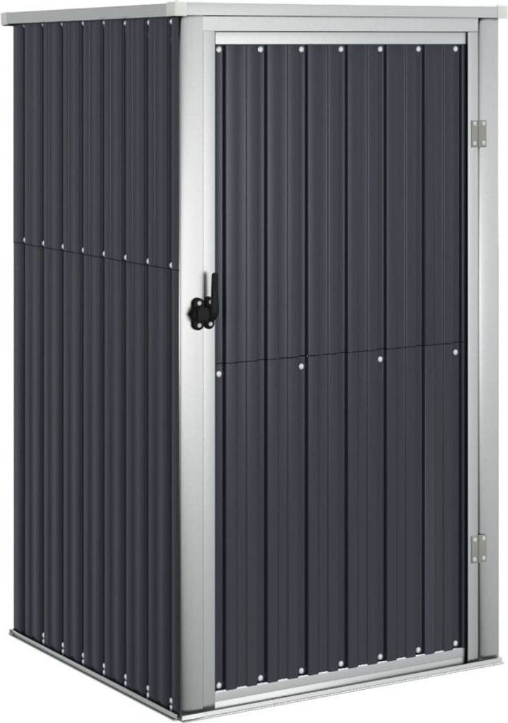 vidaXL Abri de jardin anthracite 88x89x161 cm Acier Image du produit 