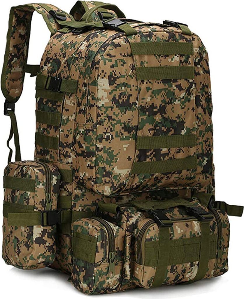 55L taktický batoh Vojenský útočný balíček Camping Hiking Obrázek produktu 
