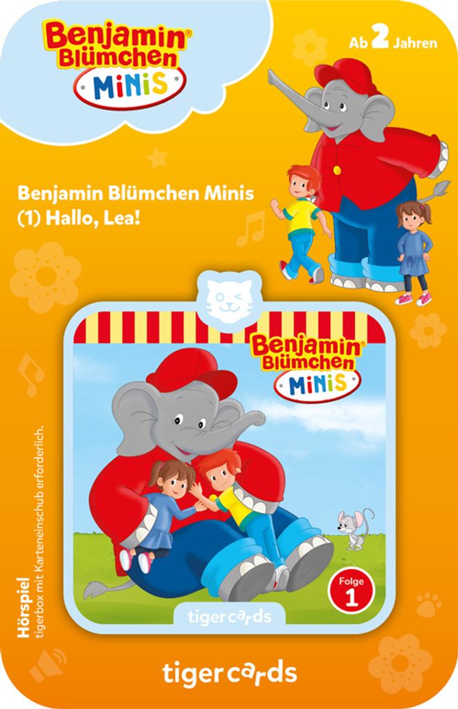 Tigercard Benjamin Blümchen Minis (1): Hallo, Lea! Produktbild 