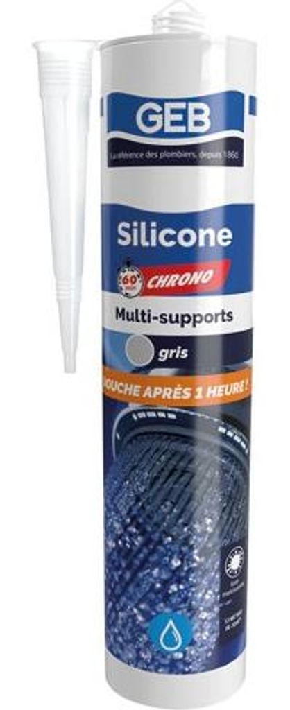 Silikon-Mastix 60 Min Chrono Grau 280 ml - Geb