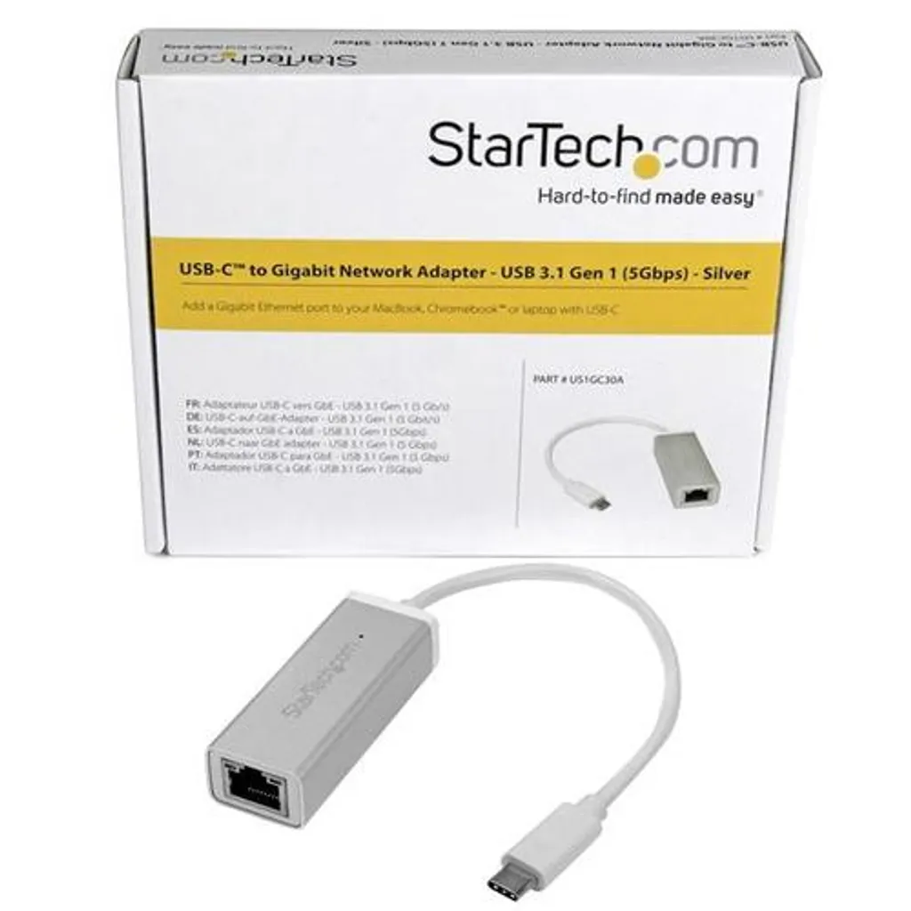 Adaptateur USB-C vers Gigabit Ethernet pour streaming 4K stable