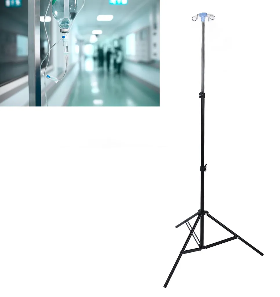 Pied perfusion pliable 75-210 cm : fini l'encombrement médical - 4