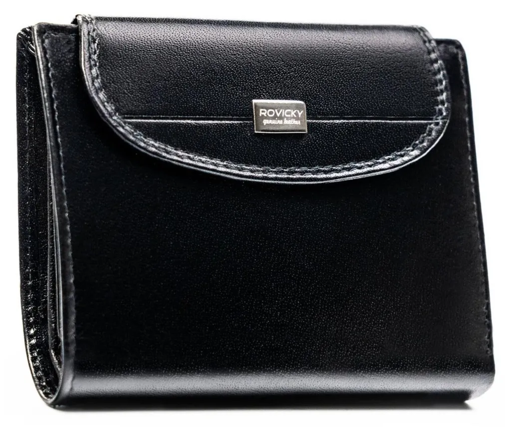 Portefeuille Rovicky rovicky311590 en cuir véritable noir pour homme
