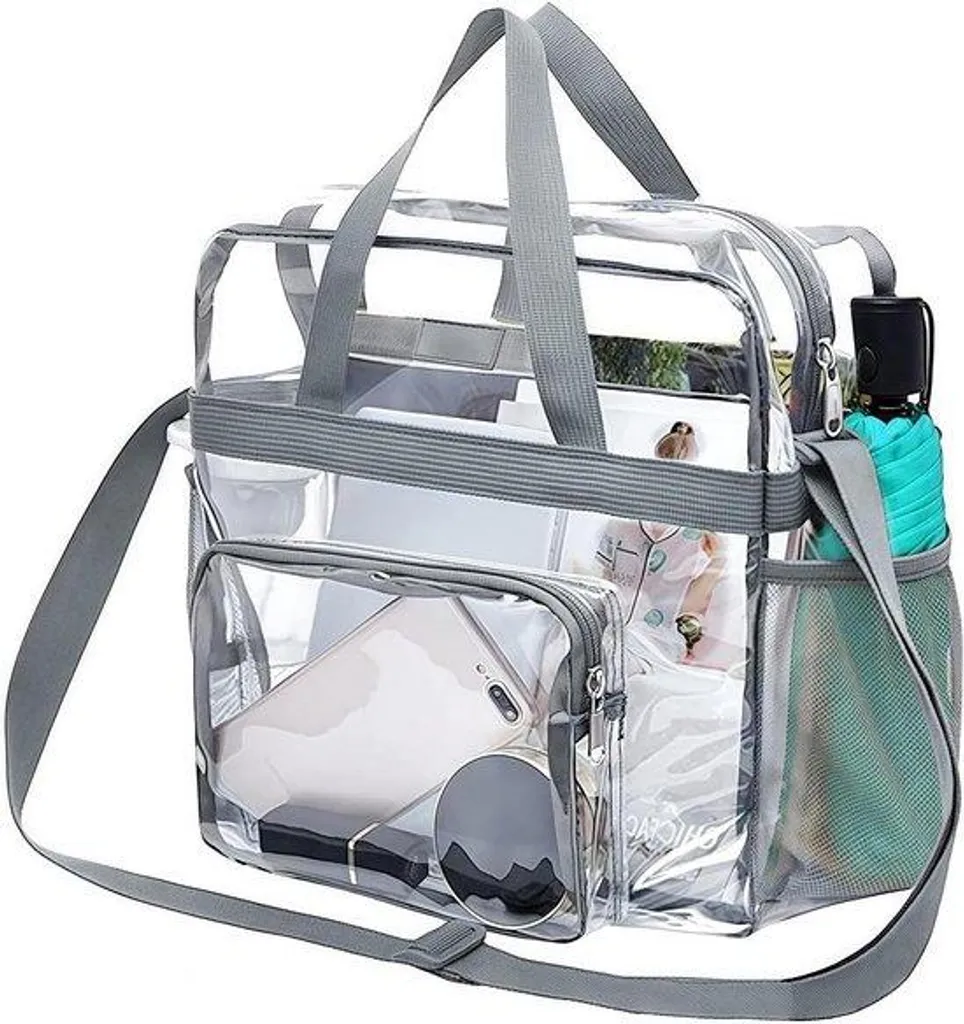 Petit sac transparent étanche avec zip fluide pour la plage et les loisirs