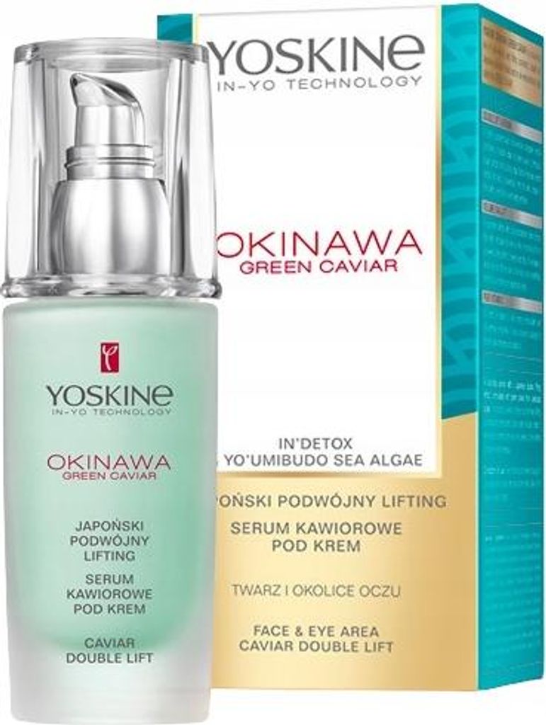 YOSKINE OKINAWA GREEN CAVIAR Kaviar-Gesichtsserum unter der Creme 30 ml