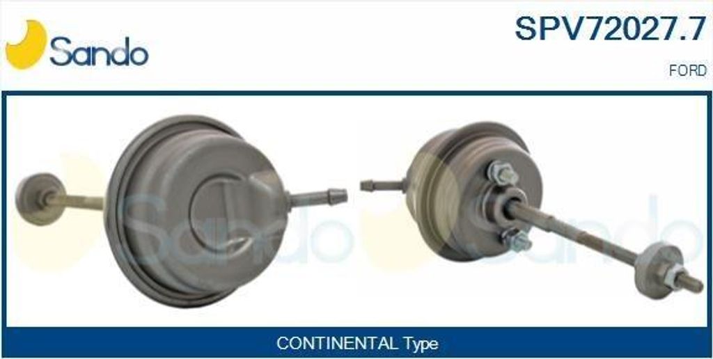 SANDO Stellelement Turbolader SPV72027.7 für FORD Fiesta Mk6 Schrägheck (JA8, JR8) elektrisch pneumatisch