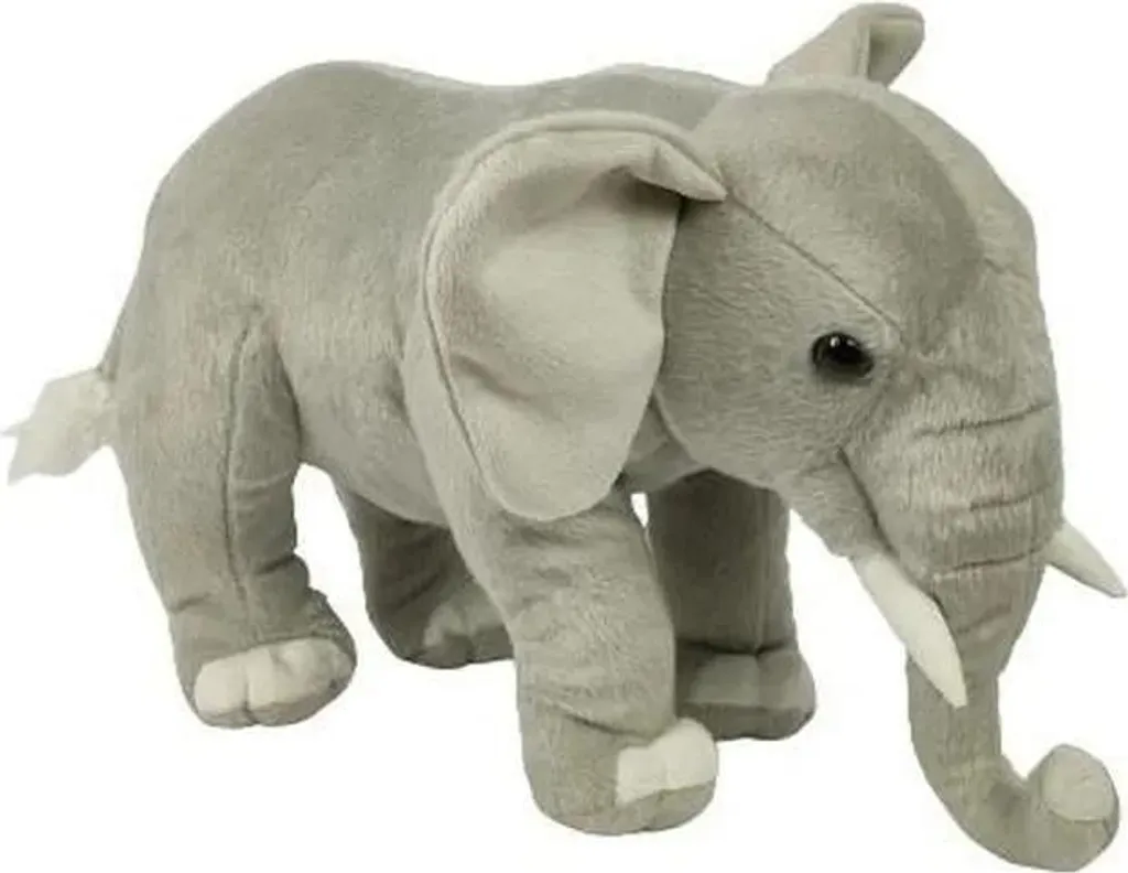 Éléphant en Peluche 45cm Anti-Allergique Grand Format pour Nuits Zen