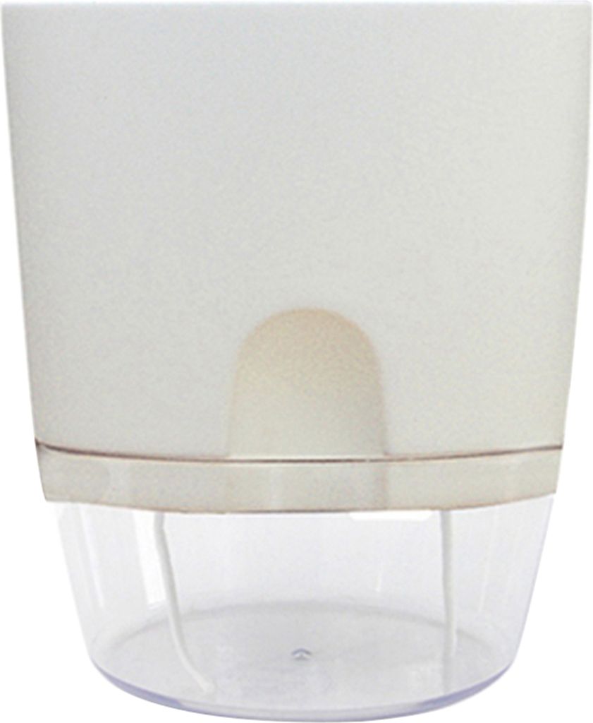 Doppelschicht Blumentopf Wasserspeicher Burr Freie automatische absorbierende Gartenwerkzeuge für Pflanzenbehälter-Weiß ,Größen:S