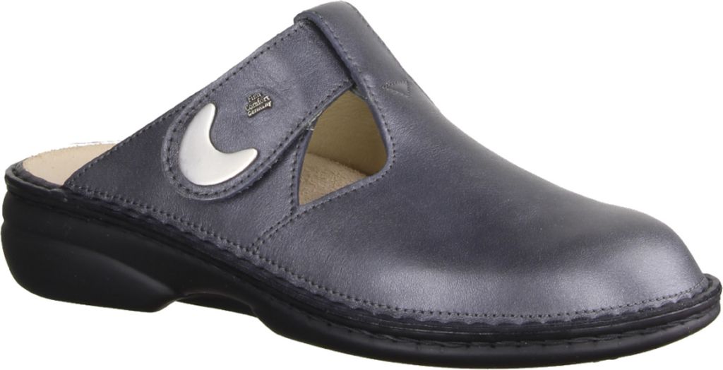 Finn Comfort Komfort Pantoletten Damen 31383833323135 Grau 38 EU