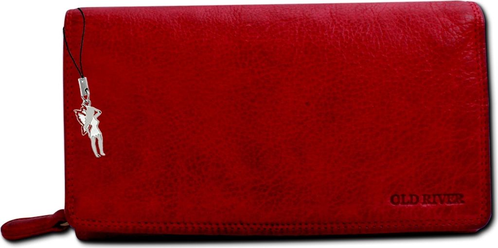 Portemonnaie rot Old River Leder D2OPD410R