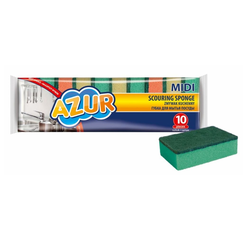 Drhnoucí podložka MIDI 10 ks AZUR - YORK Obrázek produktu 