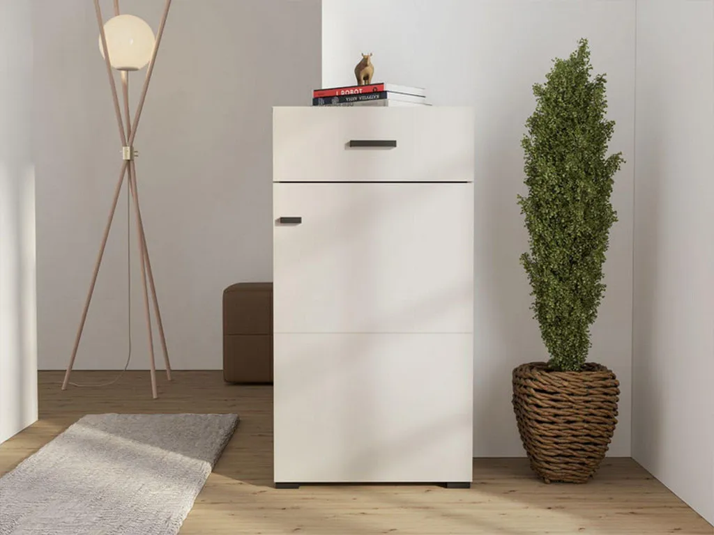 Offerta Mobile Ingresso Dmora Trevi 52cm - Bianco Crema con Cassetto - 2