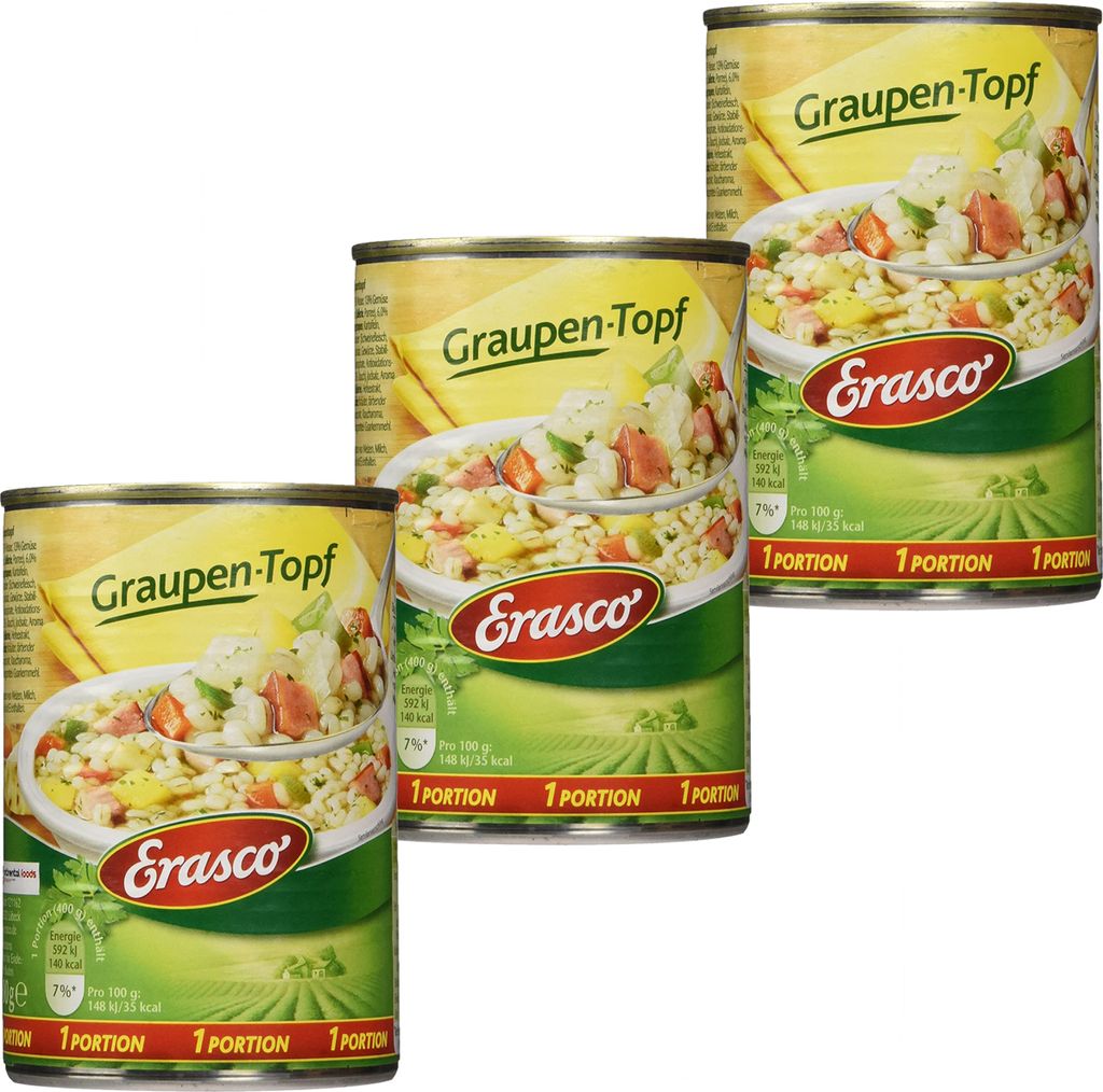 Erasco Potée de Gris avec beaucoup d'orge perlé et de Image du produit 