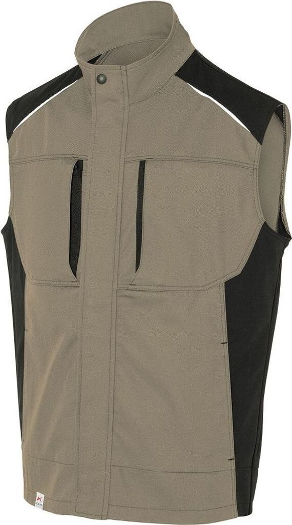 Kübler Activiq Weste sandbraun/schwarz Gr. XS