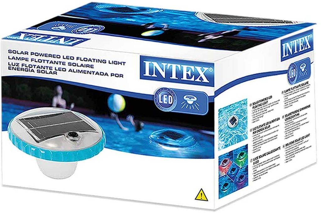Intex 28695 - oświetlenie pływające LED zasilane energią Zdjęcie produktu 