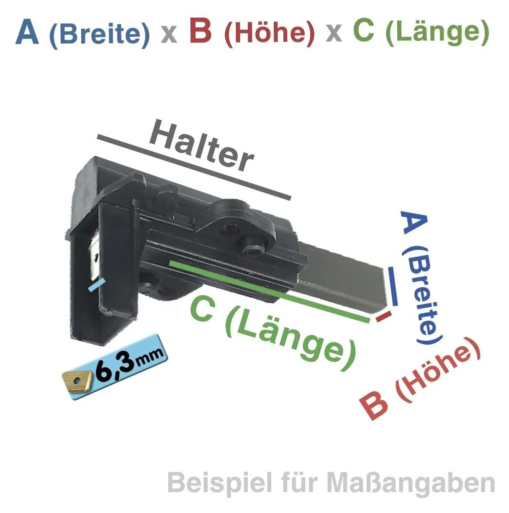 Charbons de remplacement pour lave-linge Bosch Siemens et Constructa - 4