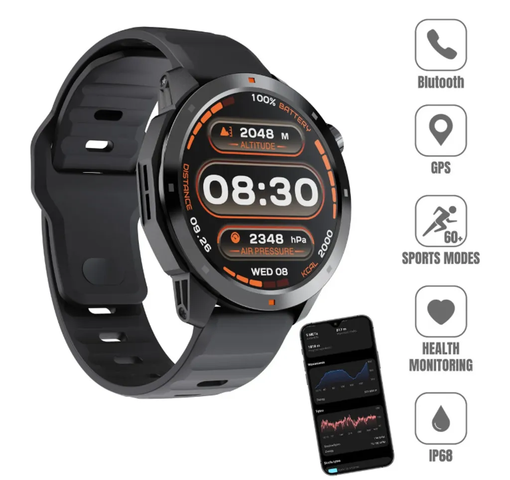 Smartwatch Kiano Watch Xtreme GPS : Ne Perdez Plus Votre Trace !