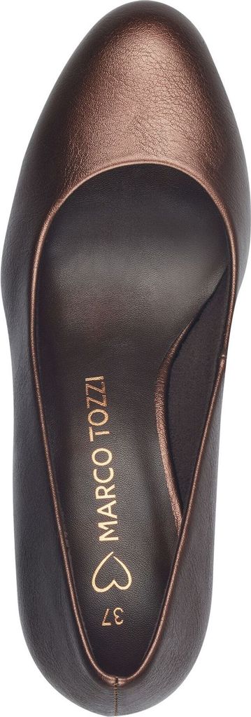 MARCO TOZZI Damen Pumps Metallic Plateau Trichterabsatz Produktbild 